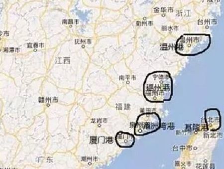 东南沿海（东南沿海指的是哪些城市）