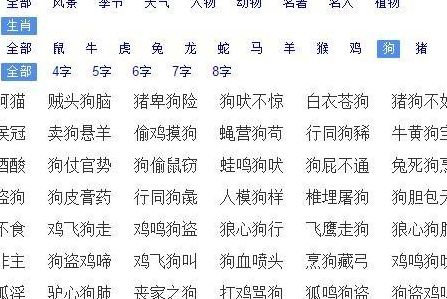 关于狗的成语（关于狗的成语和俗语）