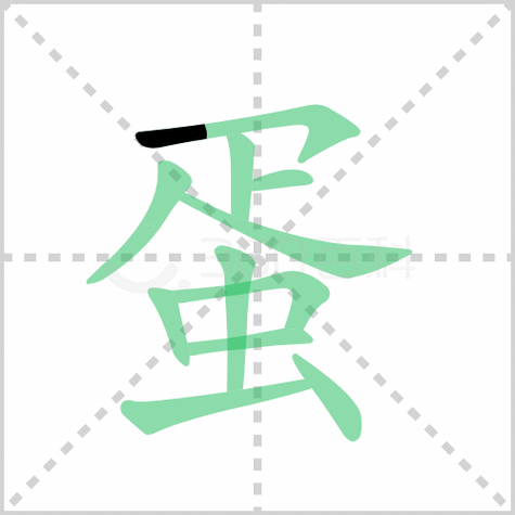 蛋的部首是什么（蛋的部首是什么部）