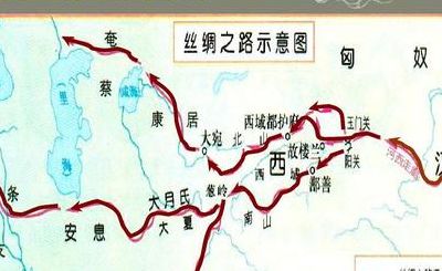 丝绸芝路的路线图（陆上丝绸芝路的路线图）