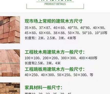 工地上建筑木方的规格（建筑工地用木方规格尺寸表）