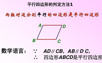 平行四边形的判定（平行四边形的判定定理有哪些）