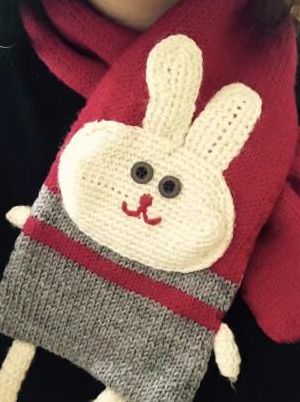 围巾编织方法（小兔子围巾编织方法）