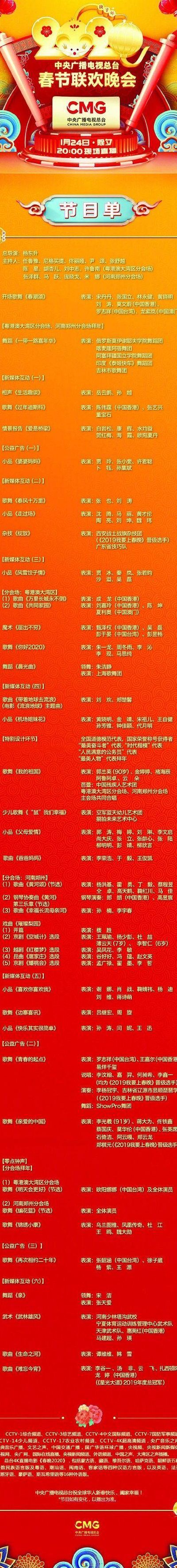 河南春晚节日单（河南春晚节日单公布2024年）
