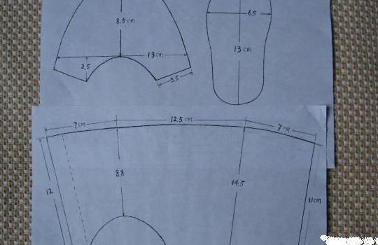 棉鞋鞋样（棉鞋鞋样图纸怎么剪裁）