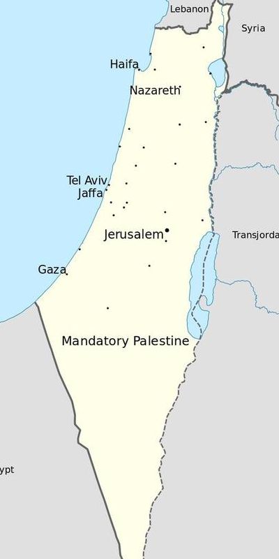 巴勒斯坦面积（巴勒斯坦面积地图）
