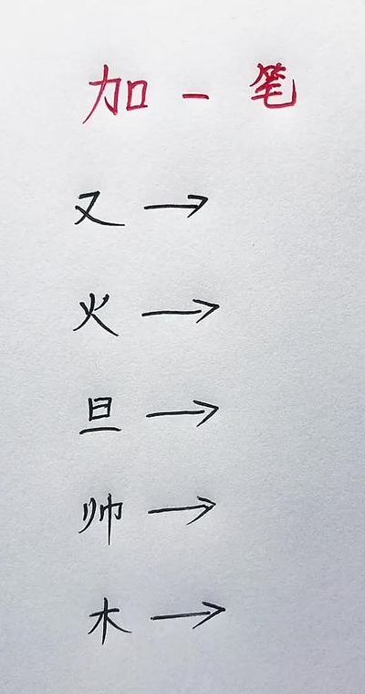 夫加一笔是什么字（一加一笔是什么字）