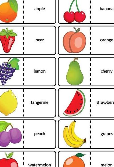 少儿英语水果单词（少儿英语水果单词全集）