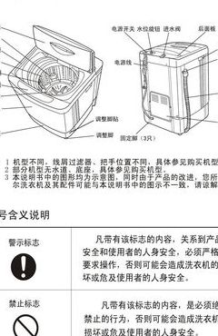 海尔洗衣机说明书（海尔洗衣机说明书 使用教程）