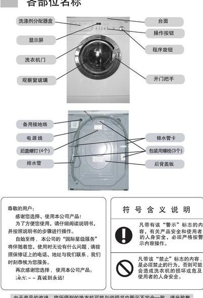 海尔洗衣机说明书（海尔洗衣机说明书 使用教程）